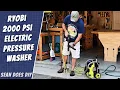 Ryobi 2000 PSI 1 2 GPM Electric Pressure Washer Setup and Test