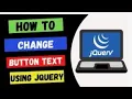 Button text change using jQuery after division hide and show using jQuery