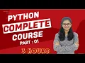 Python complete course Part 01 python for beginners learn python basics of python python