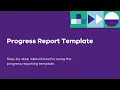 Progress report template