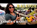 Raleigh Farmers Market Vlog