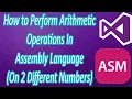 How Perform Arithmetic Operations on 2 Different Numbers