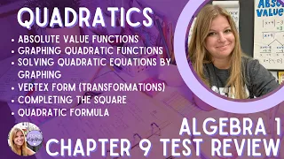 Algebra 1 - Quadratics