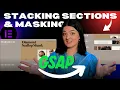 GSAP STACKING SECTIONS ON SCROLL - Elementor WordPress Tutorial Flex Container