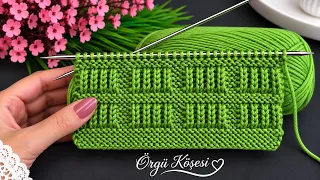 İki Şişle Muhteşem Örgü Modeli! Hem Kolay Hem Çok Şık 💚