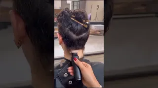 Korean Pixie haircut by trimmer LuxyHair