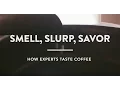 Smell Slurp Savor How Experts Taste Coffee