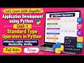 Standard Type Operators in Python