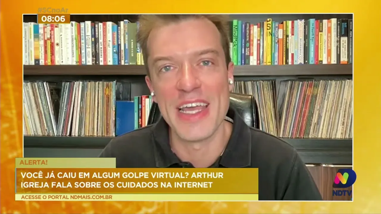Você já caiu em algum golpe virtual? Arthur Igreja fala sobre os cuidados na internet