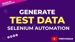 Generate Meaningful Test Data For Selenium Automated Tests