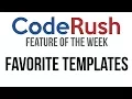 CodeRush FotW Mark s Favorite Templates