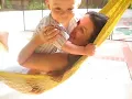 Tyler with Mommy in the hammock