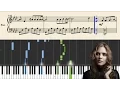 Download Lagu Tove Lo - Scars (Divergent: The Allegiant) - Piano Tutorial + Sheets