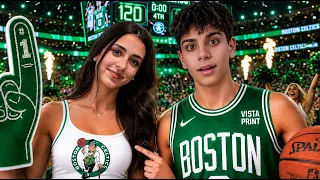 Vamos a un partido de la NBA en BOSTON con LARA 🏀