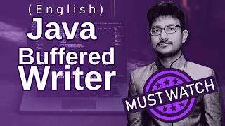 Java BufferedWriter in English Java IO course in English Java Tutorial