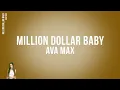Ava Max - Million Dollar Baby (Official Karaoke Instrumental) | SongJam