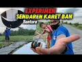 EXPERIMEN LAYANGAN SUNTORO PAKAI SENDAREN KARET BAN