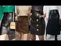 Lagu Trendy Leather Mini Skirt Designs \u0026 Styling Ideas for Women