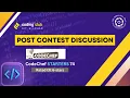 CodeChef Starters 74 Discussion A B C D E F Div 2