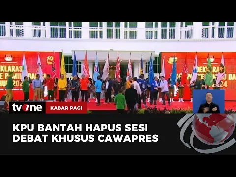Isu Dihapusnya Debat Cawapres Menyeruak, KPU Bantah hal Tersebut