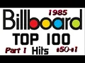 Lagu Billboard's Top 100 Songs Of 1985 Pt   1 #50 #1