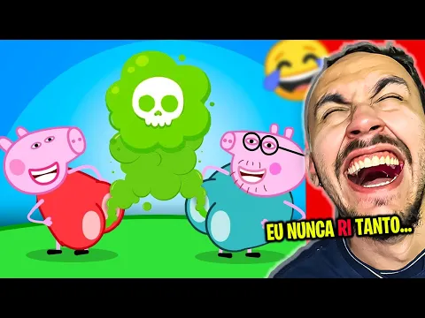 TENTE NÃO RIR DA PEPPA PIG DA ZOEIRA!! (compiladão 1 hora)