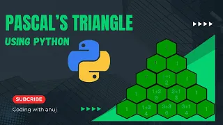 How To Print Pascal s Triangle Using Python With Source Code