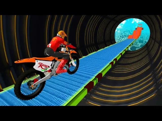 SUPER BIKER SKY TRACK RIDER GAME - Dirt Motor Bike Racing Games For Android - Android Games Download