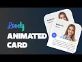 Animated Testimonial Card Using CSS CSS Card