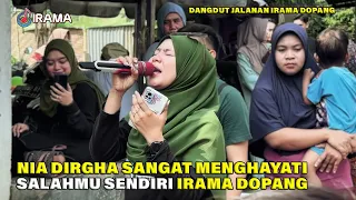 penghayatan luar biasa mbak nia dirgha menyanyikan salahmu sendiri bersama irama dopang live ombe