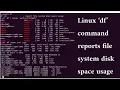 Linux df command reports disk space usage