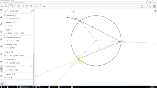 Simulating Light Refraction in Geogebra