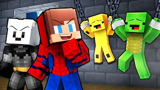 Mikey Was Kidnapped By SUPERHERO JJ in Minecraft (Maizen)