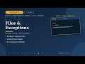 Python File Handling Exception Handling Part 9