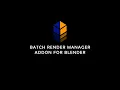 BatchRenderManager tutorial