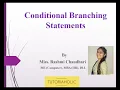 Conditional Branching Statements in C