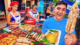 Probando COMIDA CALLEJERA EXÓTICA en EL SALVADOR🇸🇻 Todo a $1