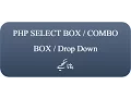 PHP dynamic drop down