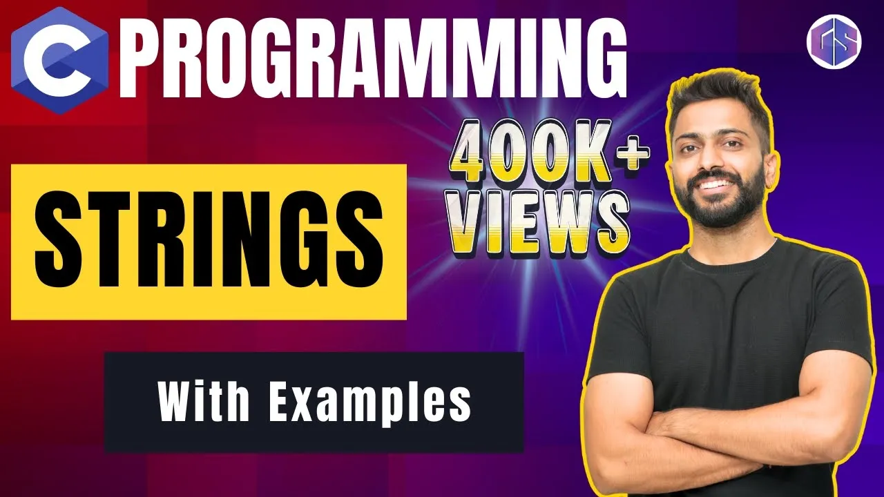Strings in C Programming | Concept of Strings in C Programming - YouTube thumbnail