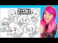 Coloring Every Bubble Guppies Character Coloring Pages Prismacolor Markers