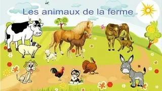 Les Animaux De La Ferme Hamid بالفرنسية أسماء الحيوانات الأليفة مع حميد 