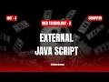 Class 12 Computer Web Technology II External Java Script