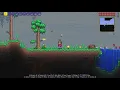Terraria - An angry dandelion attacks