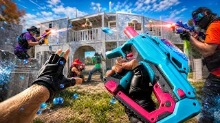 NERF GUN GAME | ADVENTURE PARK BATTLES
