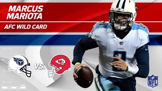Marcus Mariota Leads 18-Point Comeback vs KC Titans vs Chiefs Wild Card Player HLs