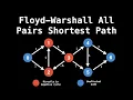 Floyd Warshall All Pairs Shortest Path Algorithm Graph Theory Dynamic Programming