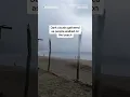 Lightning strikes two people on a Mexico beach
