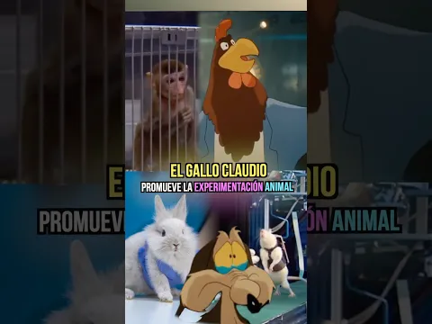 El Gallo Claudio siempre fue un villano que hace daño a animales #looneytunes #coyotevsacme