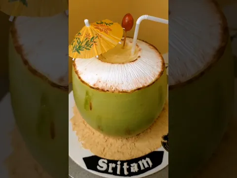 ডাব নিয়ে সব প্রশ্নের উত্তর দিয়ে দিলাম ✅🤩#viral #cake #coconutcake#ytshorts#cakedesign