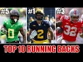 Top 10 RUNNING BACKS In The 2024 NFL Draft Mid-Season Rankings